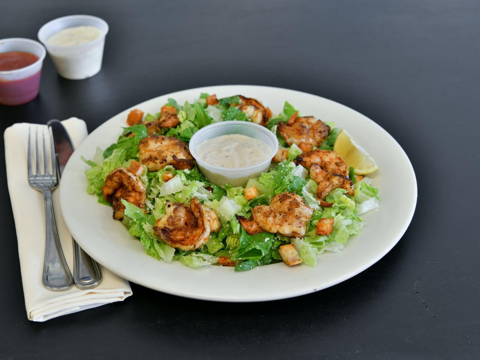 Grilled Shrimp Caesar Salad