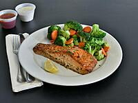 Salmon Teriyaki w/ Steamed Vegetables